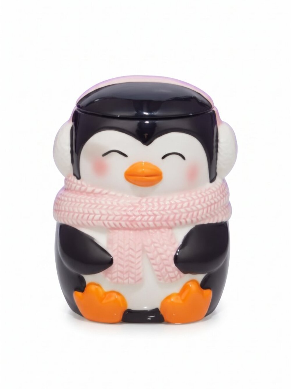 Holiday Penguin Ceramic Jar - Charmed Aroma Christmas / Winter